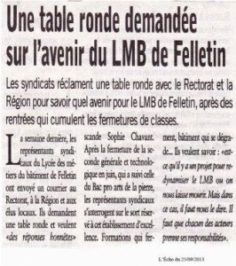 table ronde LMB image