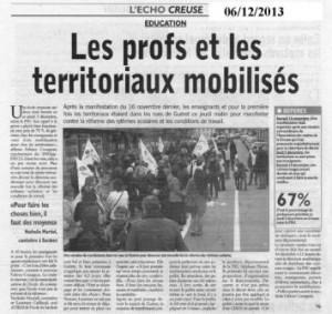 L'écho de la creuse 06 12 2013