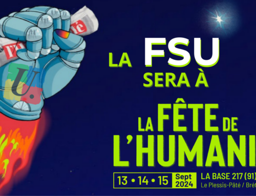 La FSU sera à la fête de l’Huma !