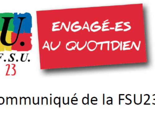 Le député RN de la Creuse affiche son « soutien au privé », la FSU23 réplique !