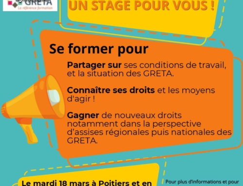 Stage GRETA le 18 mars 2025