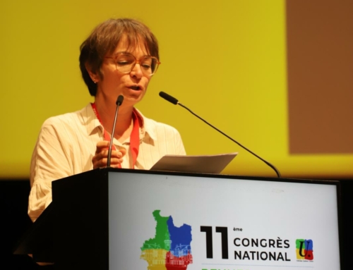 Discours de clôture du congrès de Rennes par sa nouvelle secrétaire générale, Caroline Chevé