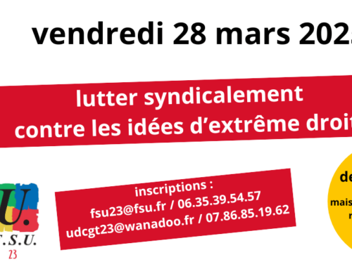 Lutter syndicalement contre les idées d’extrême droite