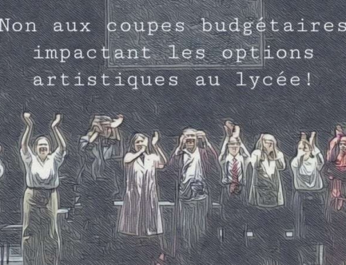 NON AUX COUPES BUDGÉTAIRES IMPACTANT LES OPTIONS ARTISTIQUES AU LYCÉE