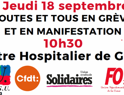 18 septembre : journée interprofessionnelle de grève et de mobilisation